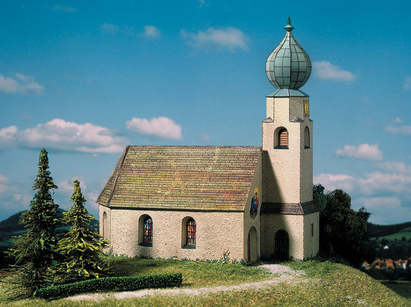 Schreiber-Bogen Kirche im Gebirge Karton - Modellbau