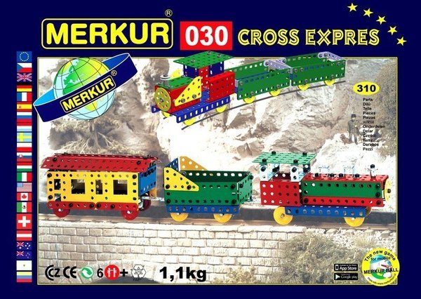 Merkur M 030 Eisenbahn "Made in Czech Republic"