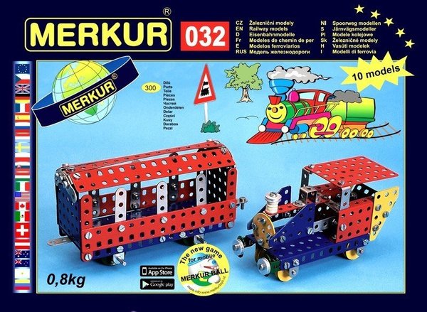 MERKUR M032 Eisenbahnmodelle "Made in Czech Republic"