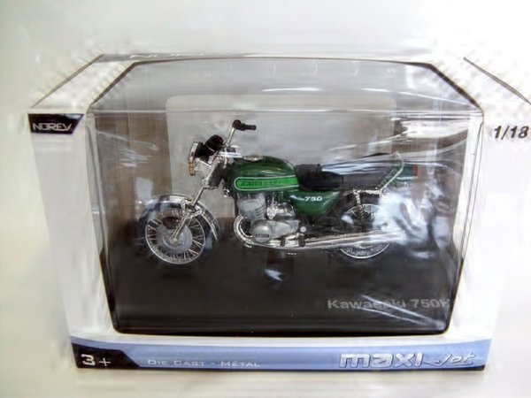 Norev Kawasaki 750H2 grün 1:18