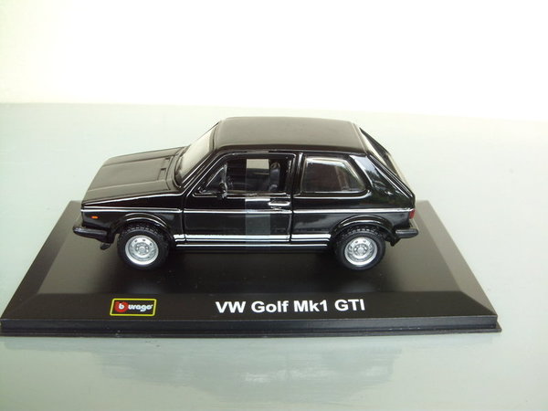 Bburago classic VW Golf 1 GTI schwarz 1:32