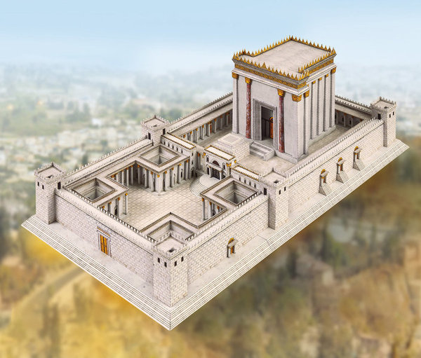 Tempel in Jerusalem Schreiber Bogen 731