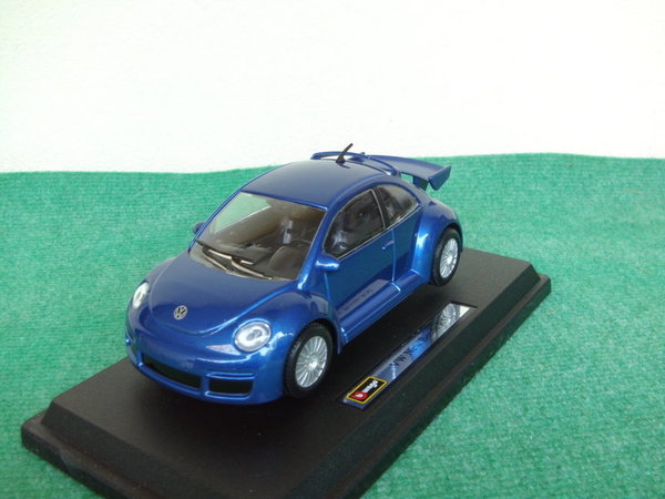 Bburago VW New Beetle RSI blau 1:24