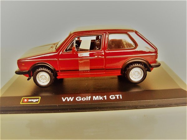 Bburago classic VW Golf 1 GTI 1:32  rot