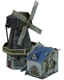 Windmühle Modellbausatz